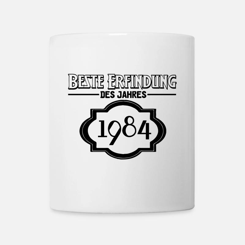 Beste Erfindung des Jahres 1984 Geschenk - Tasse - Weiß