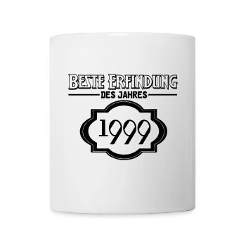 Beste Erfindung des Jahres 1999 Geschenk - Tasse - Weiß - Vorne