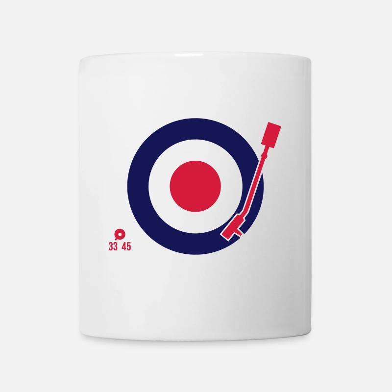 Vinyl Mod Sign - Tasse - Weiß