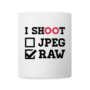 I Shoot – Fotografie Kamera Fotograf - Tasse - Weiß - Vorne