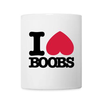 I_love_boobs - Mug - white - Front
