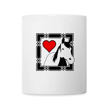 Die Liebe zum Pferd / Horse Love - Mug - white - Front