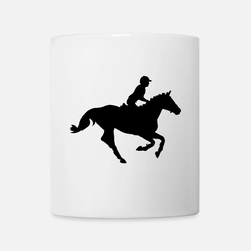 Pferdesport - Tasse - Weiß