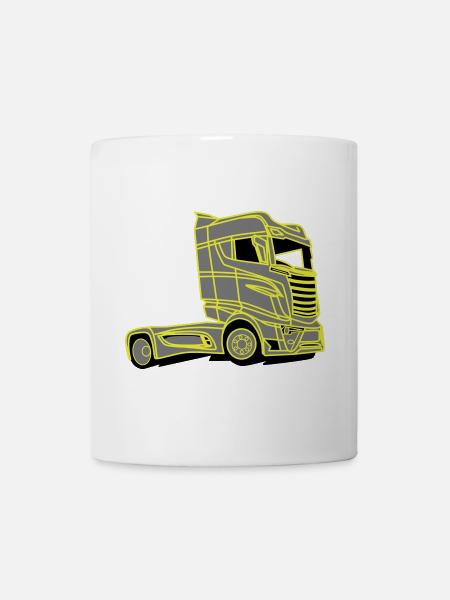 V8 Super R1000 Vabis Truck - Mug - white