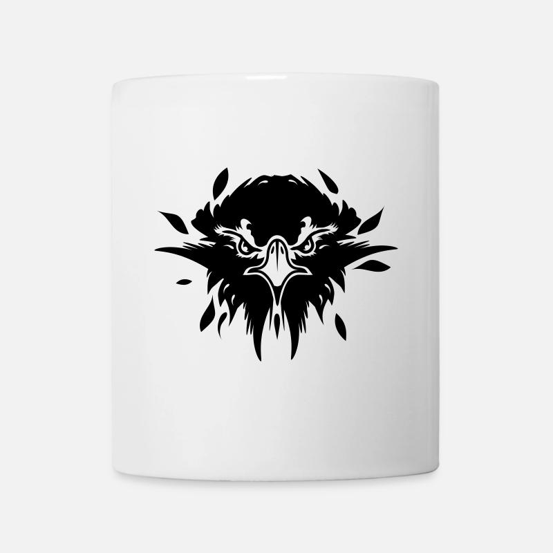 la tête d'un aigle - Mug blanc - blanc