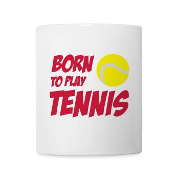 Born To Play Tennis - Mug - white - Front