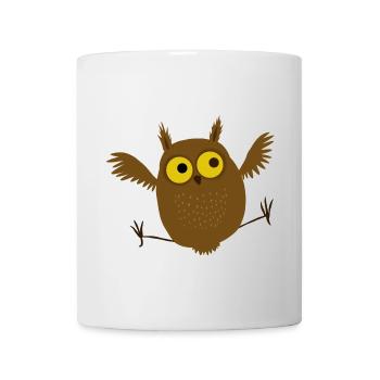Eule - Tasse - Weiß - Vorne