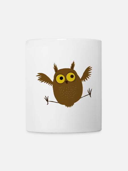 Eule - Tasse - Weiß