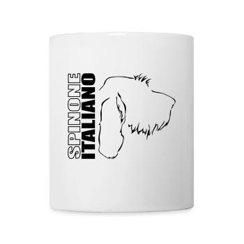 SPINONE ITALIANO PROFILE chien chiens Wilsigns - Mug blanc - blanc - Devant