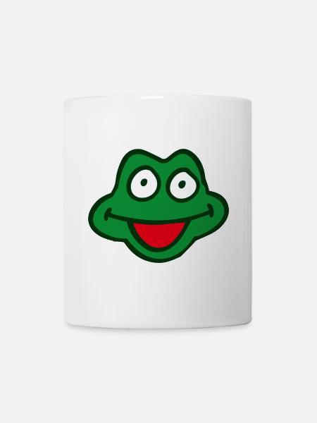Frosch - Tasse - Weiß