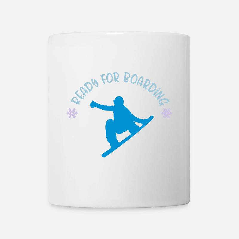 snowboard - Mug blanc - blanc