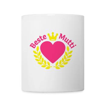 beste mutti der welt beste mutter super mutti mom - Tasse - Weiß - Vorne