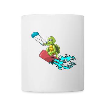 Kitesurfer Schildkröte - Tasse - Weiß - Vorne