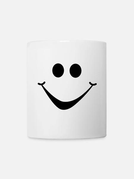 smiley1 - Tasse - Weiß