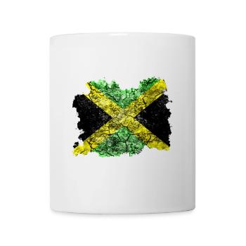 Jamaika Vintage Flagge - Tasse - Weiß - Vorne