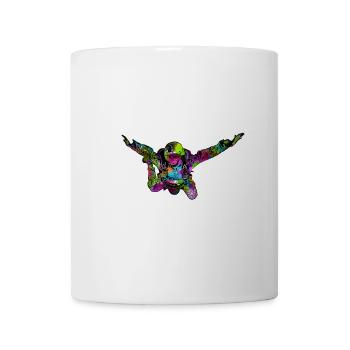 Colorful parachutist - Mug - white - Front