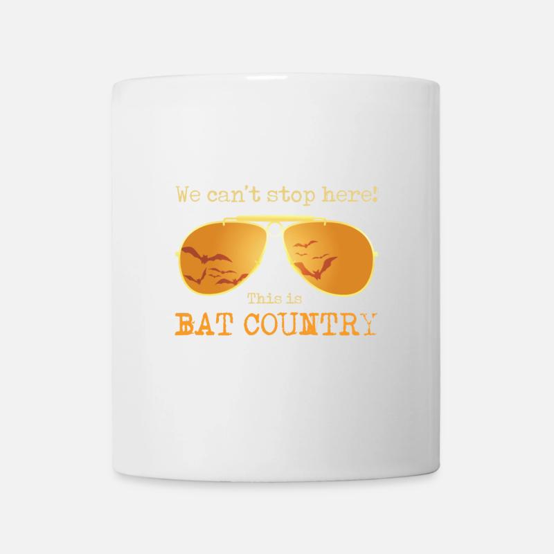 C’est le pays des chauves-souris - peur et dégoût - Mug blanc - blanc