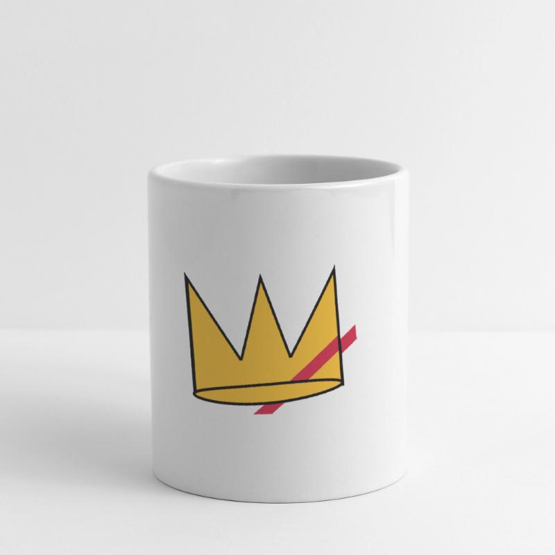 Patch de fleurs Mug blanc