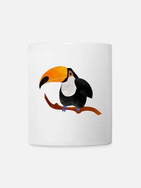 toucan - Mug blanc - blanc