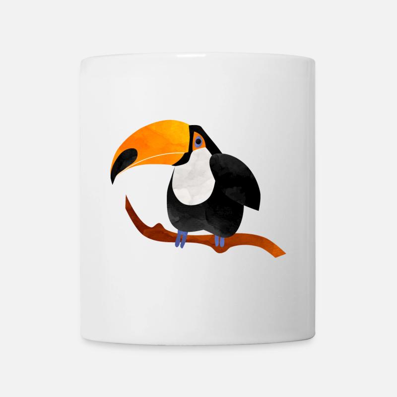 toucan - Mug blanc - blanc