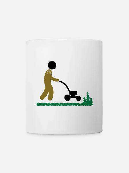 garten - Tasse - Weiß