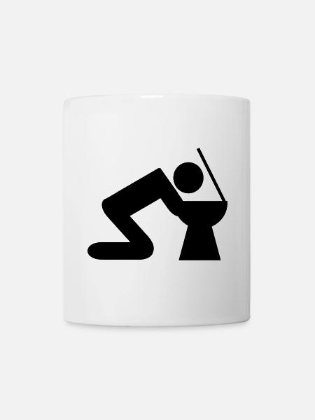 übergeben - Tasse - Weiß