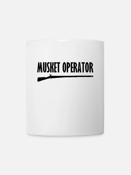 Musket Operator - Tasse - Weiß