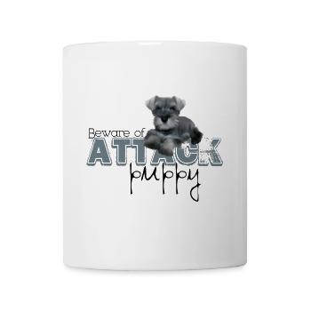 Schnauzer Attack - Mug - white - Front