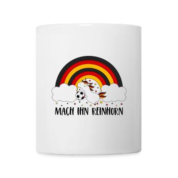 Germany Unicorn Make Him Reinhorn Football Ball - Mug - white - Front