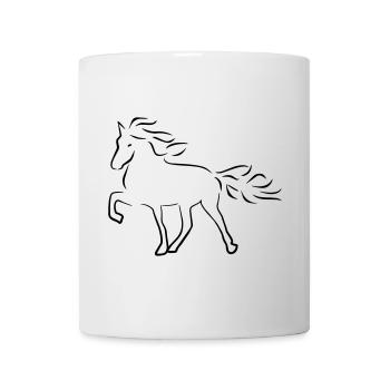 Icelandic horse - Mug - white - Front