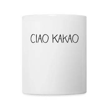 ciao kakao - Tasse - Weiß - Vorne