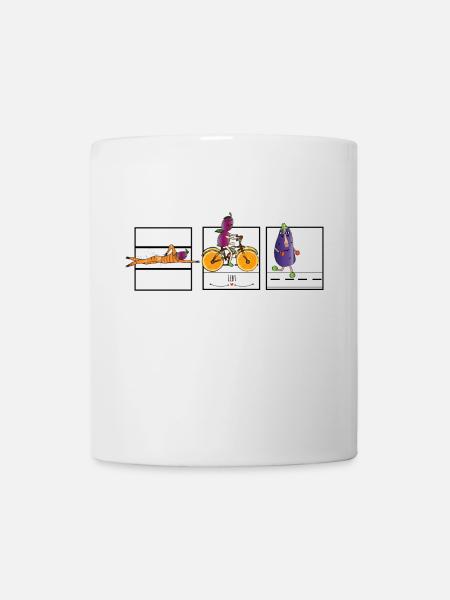 Triathlon - Mug - white