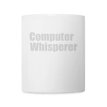 computer whisperer - Mug - white - Front
