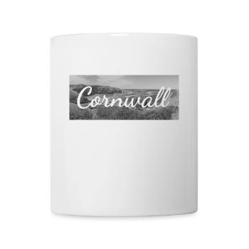 Retro Lettering at a Cornwall Beach England - Mug - white - Front