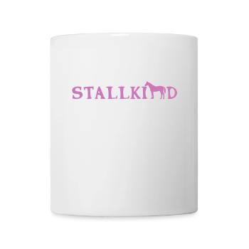 Stable enfant à cheval - Mug blanc - blanc - Devant