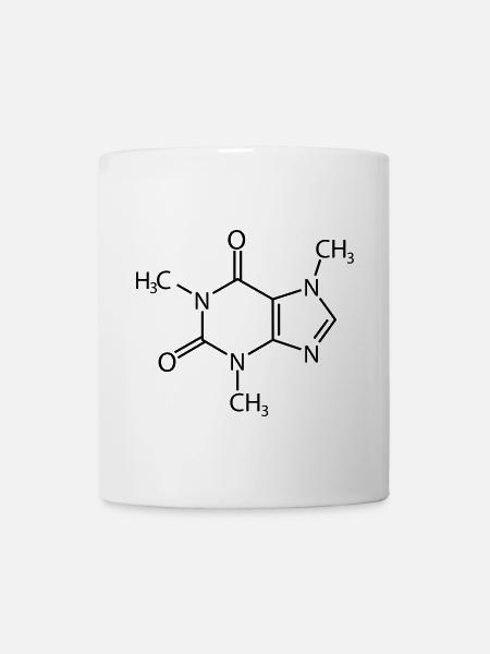 Caféine - Mug blanc - blanc