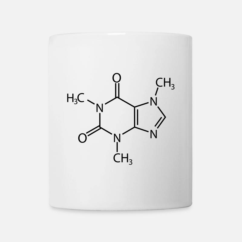 Caféine - Mug blanc - blanc