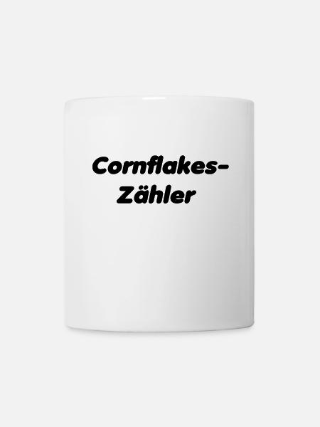 Cornflakes-Zähler - Tasse - Weiß