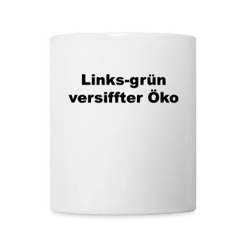 green on the left green - Mug - white - Front