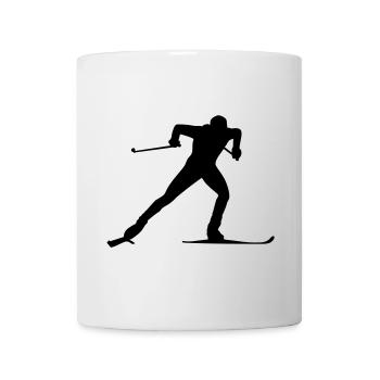 skilanglauf - Mug blanc - blanc - Devant