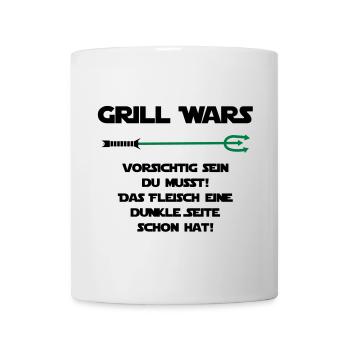 Grill Wars - Tasse - Weiß - Vorne