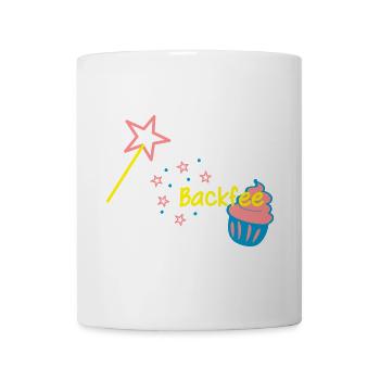 Backfee Schürze Cupcaki - Tasse - Weiß - Vorne