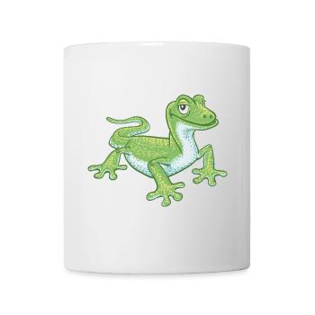 gecko vert - Mug blanc - blanc - Devant