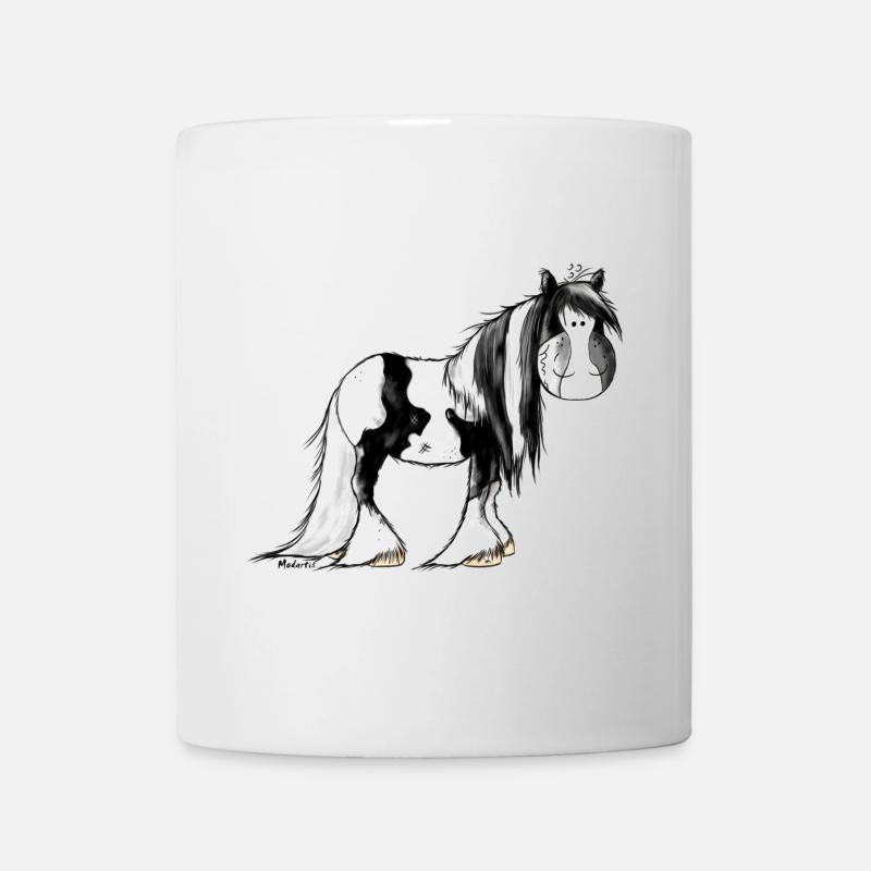 Gypsy Cob - Irish Cob - Pinto – Horse - Mug - white