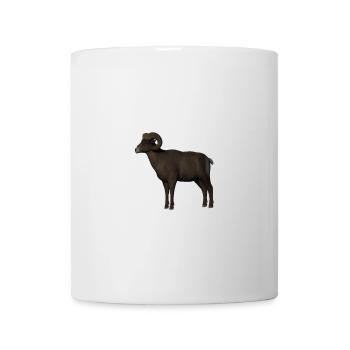 Starker Steinbock Symbolik auf Naturdesign - Tasse - Weiß - Vorne