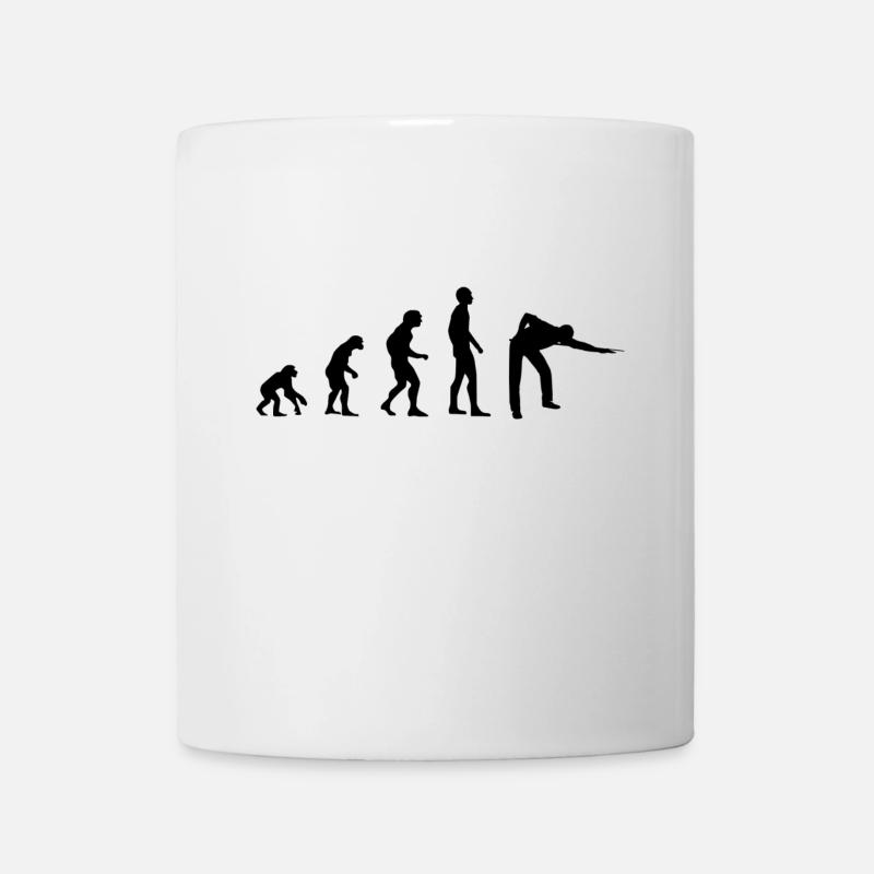 Evolution Billiard - Tasse - Weiß