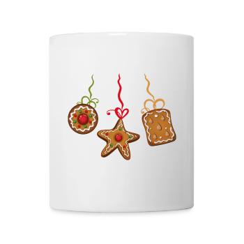 Gingerbread Christmas cookies biscuit cookies - Mug - white - Front