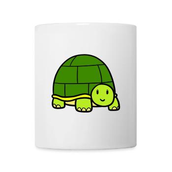 Petite tortue - Mug blanc - blanc - Devant