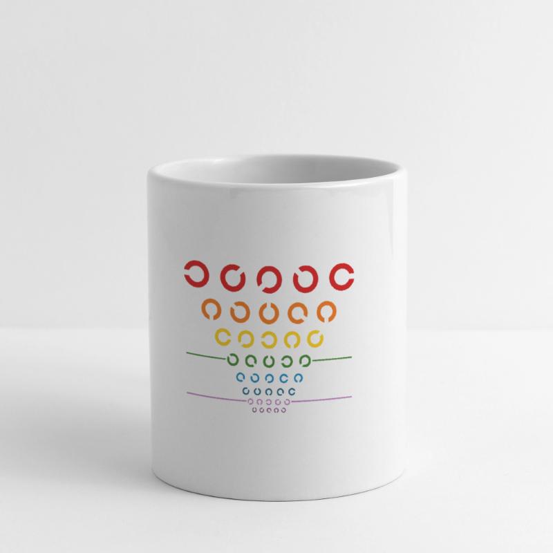 Rainbow Visual Test Mug