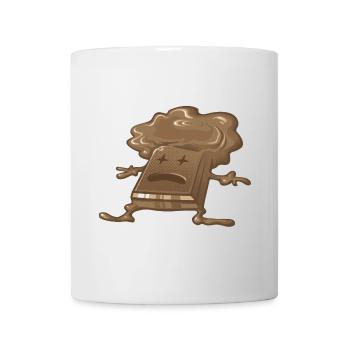 Tote Schokolade - Tasse - Weiß - Vorne